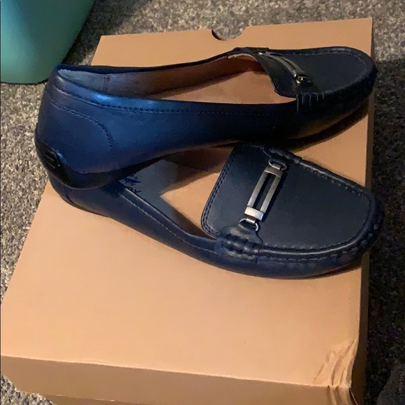 Life support with memory foam flats! Navy blue - Picture 2 of 4